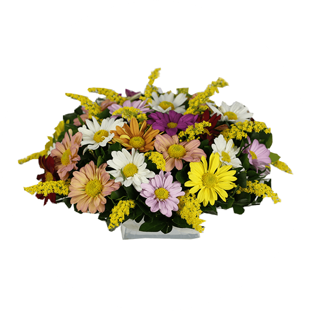 Arranjo de flores com Rosas e Tango - Amo Flores